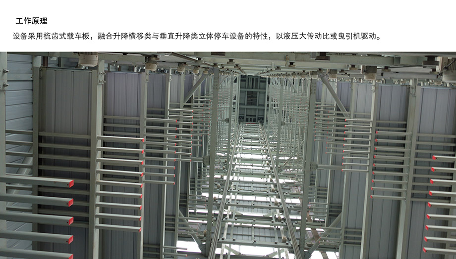 重庆昆明PSH梳齿交换升降横移机械立体停车位设备工作原理